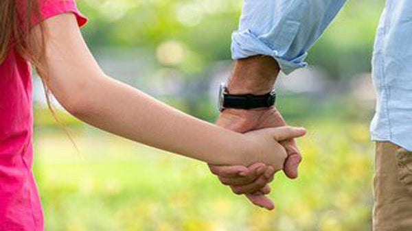 father and daughter holding hands, DEI resources for parents